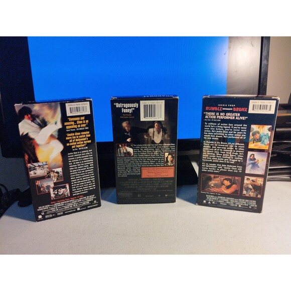 Jackie Chan VHS Lot of 3 - Shanghai Noon, Mr. Nice Guy, Rumble in the Bronx - Picture 2 of 6